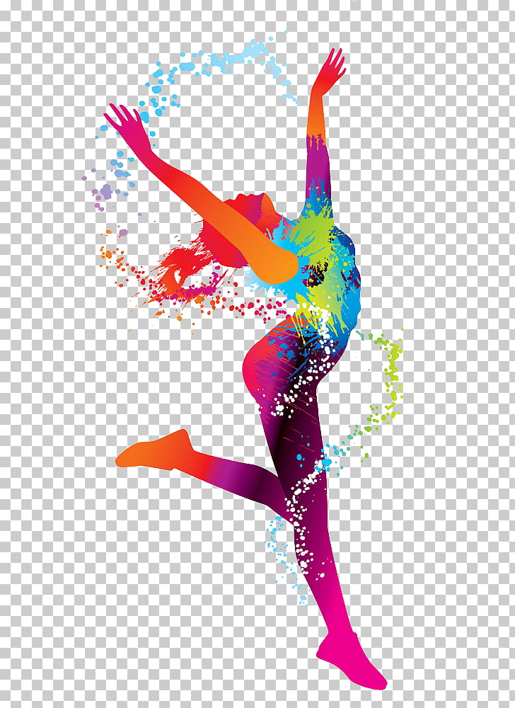 Sport Euclidean , Color Woman, woman dancing illustration