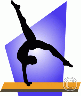 free clipart gymnastics competition