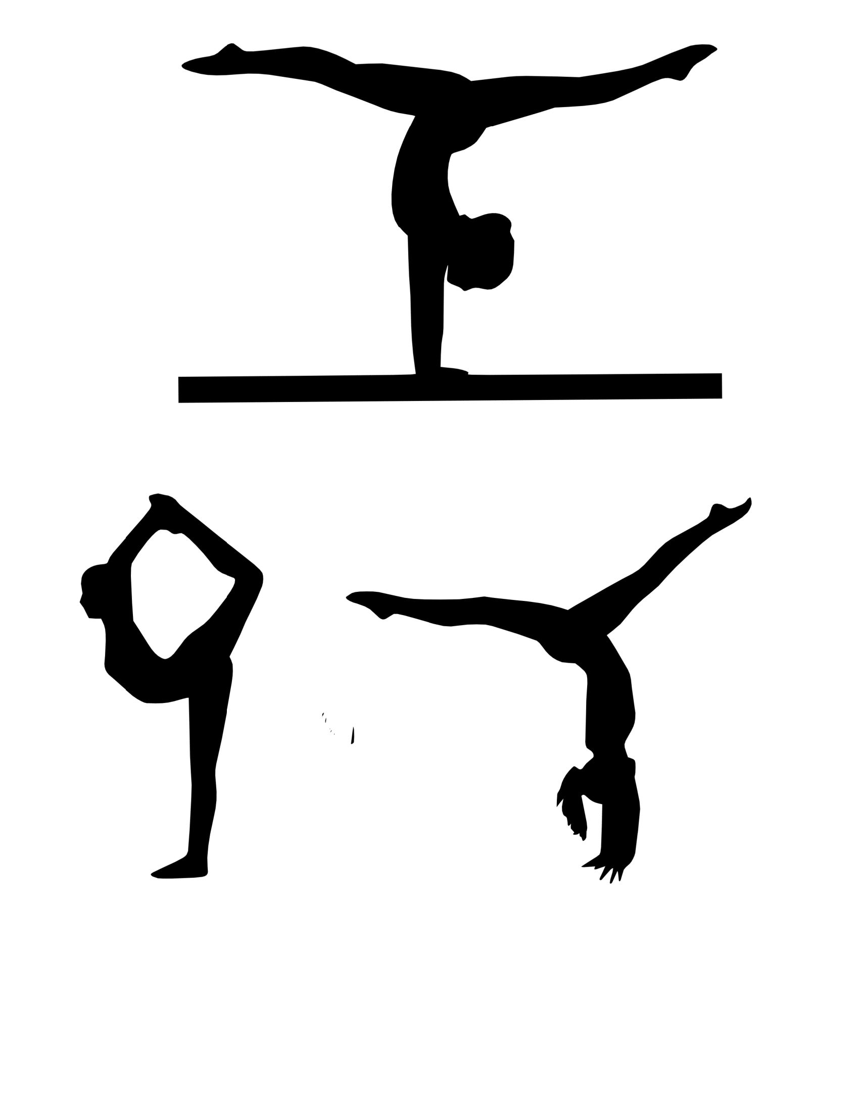 Free printable gymnastics.