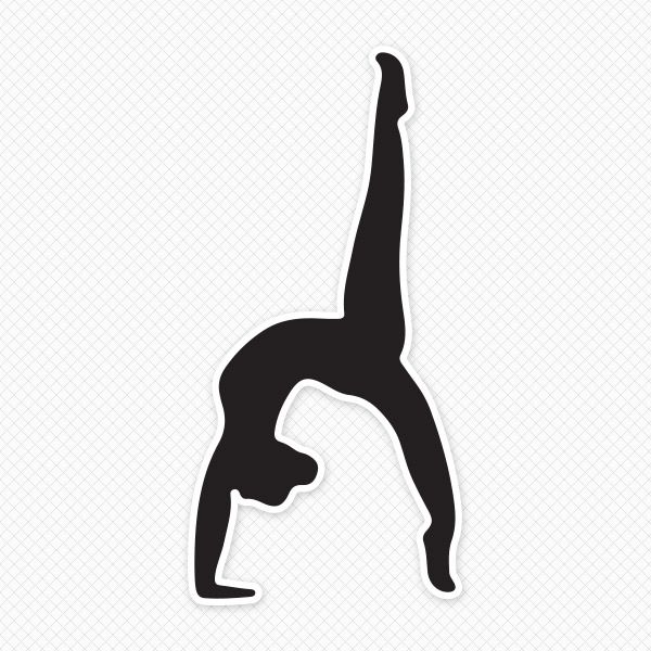 Free Gymnastics Silhouette Cliparts, Download Free Clip Art