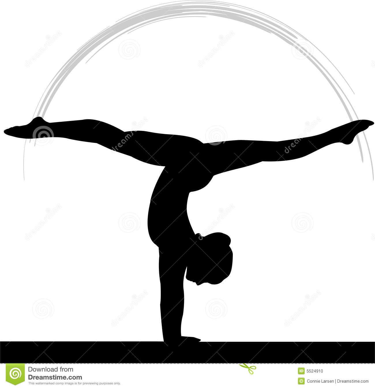Gymnastics Black And White