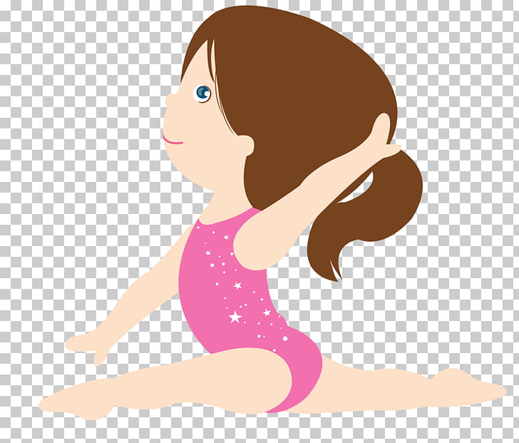 Artistic gymnastics Gymnast Girl , moment , brown haired