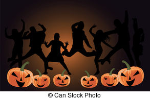 Halloween party illustrations.