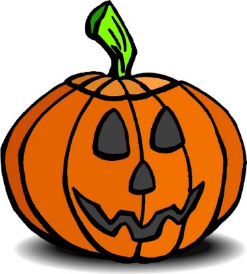 Halloween pumpkin clip.