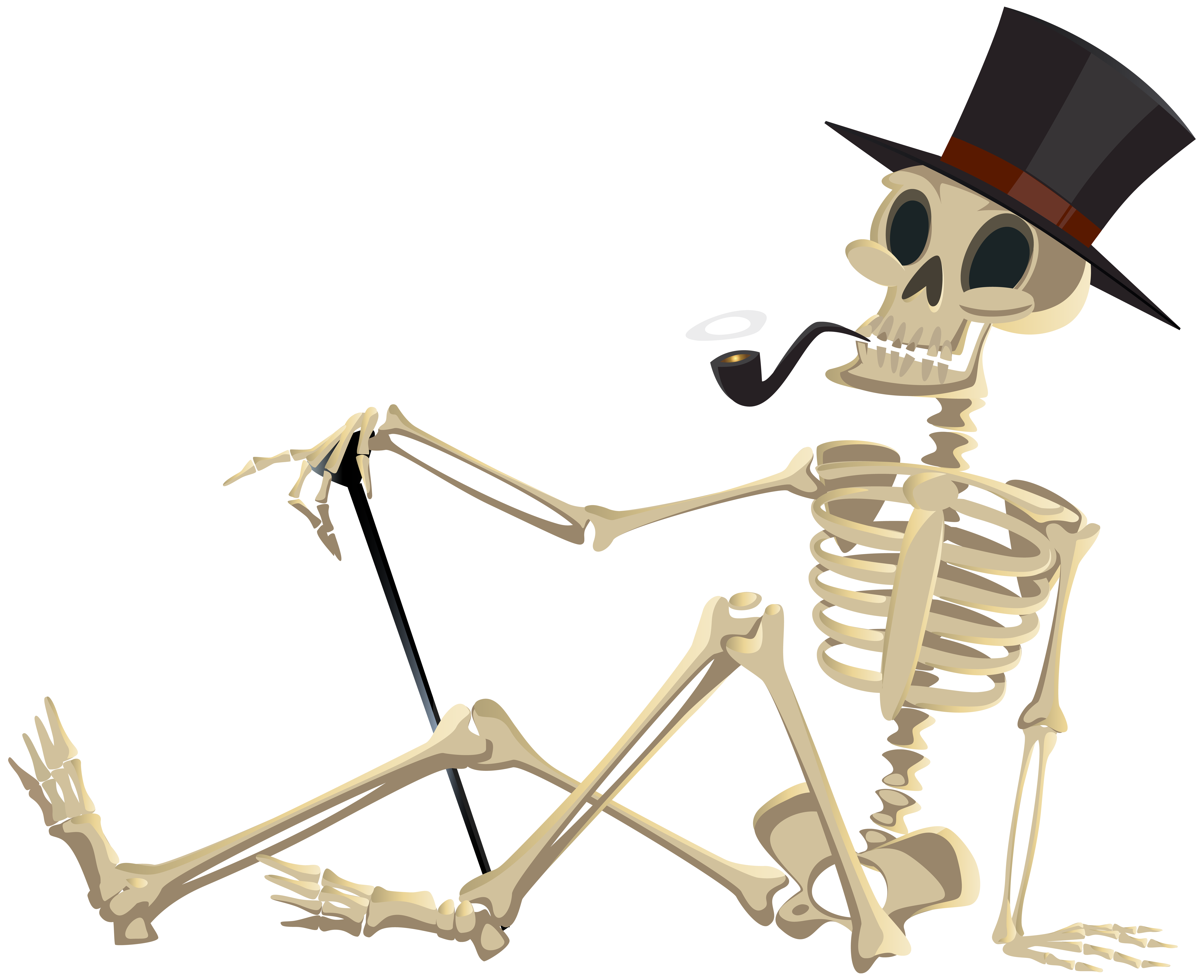 Halloween Skeleton PNG Clip Art Image