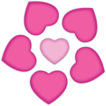 free clipart hearts and flowers baby