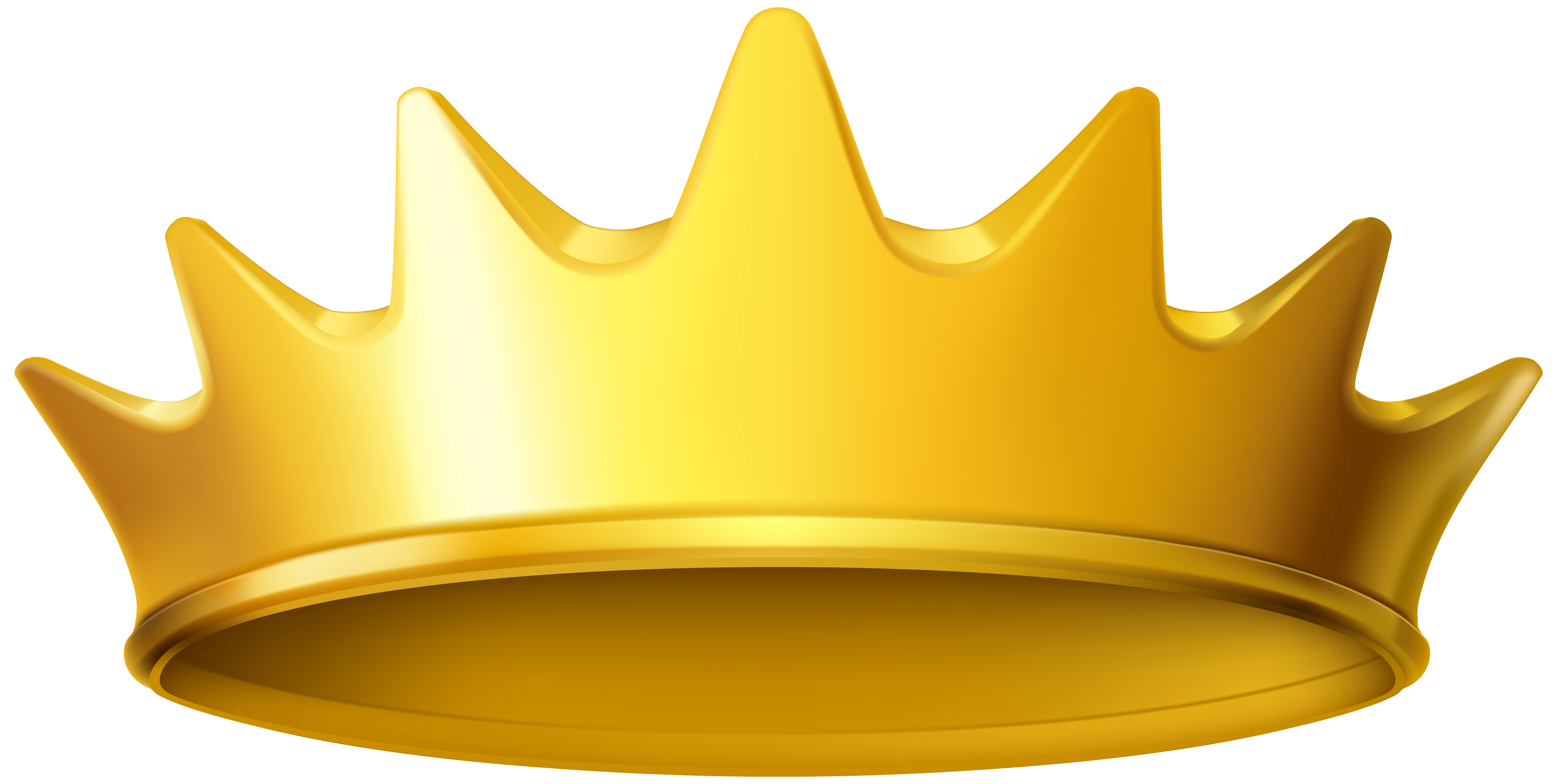 Golden crown clipart.
