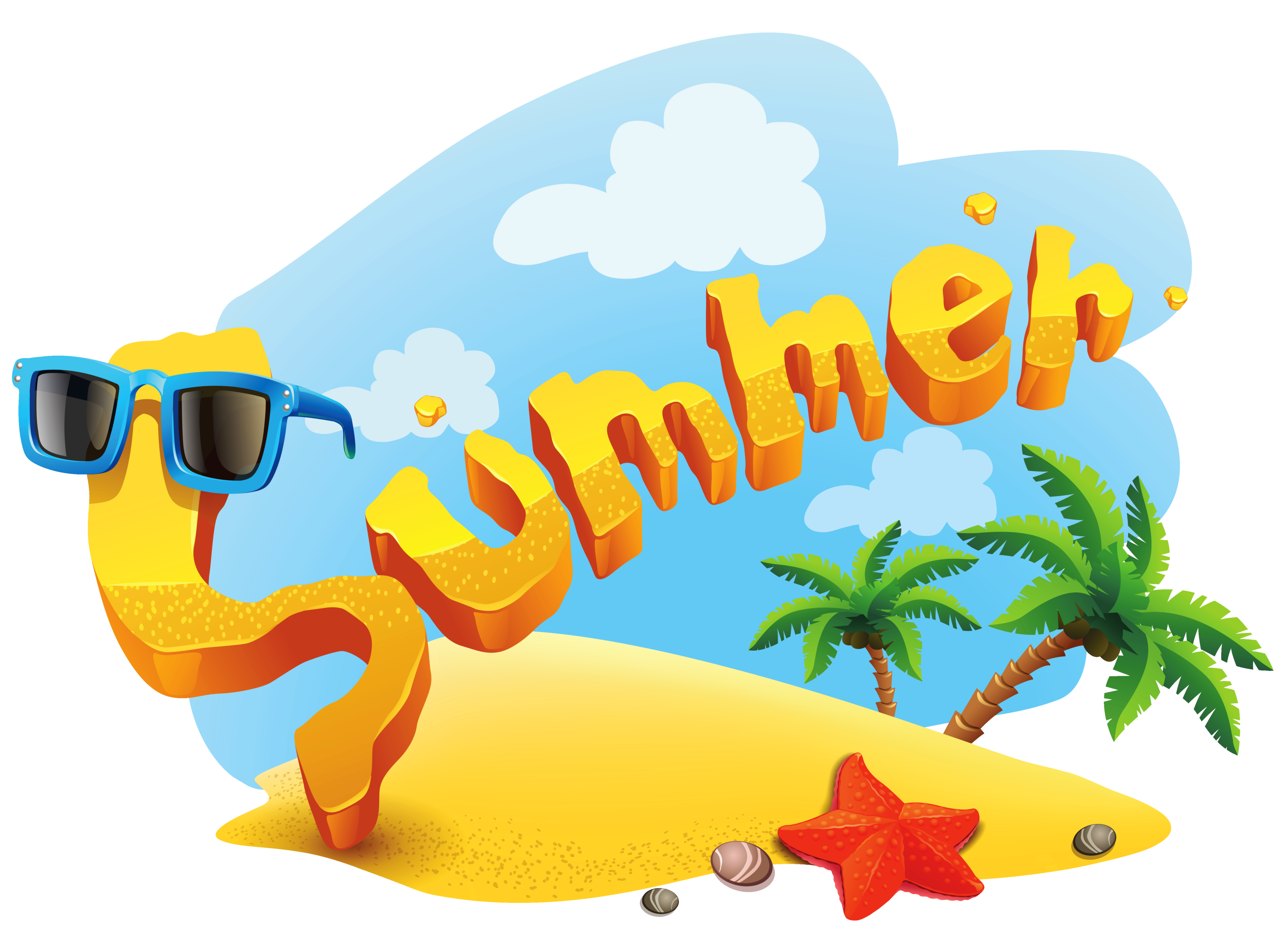 Summer Deco Picture PNG Clipart