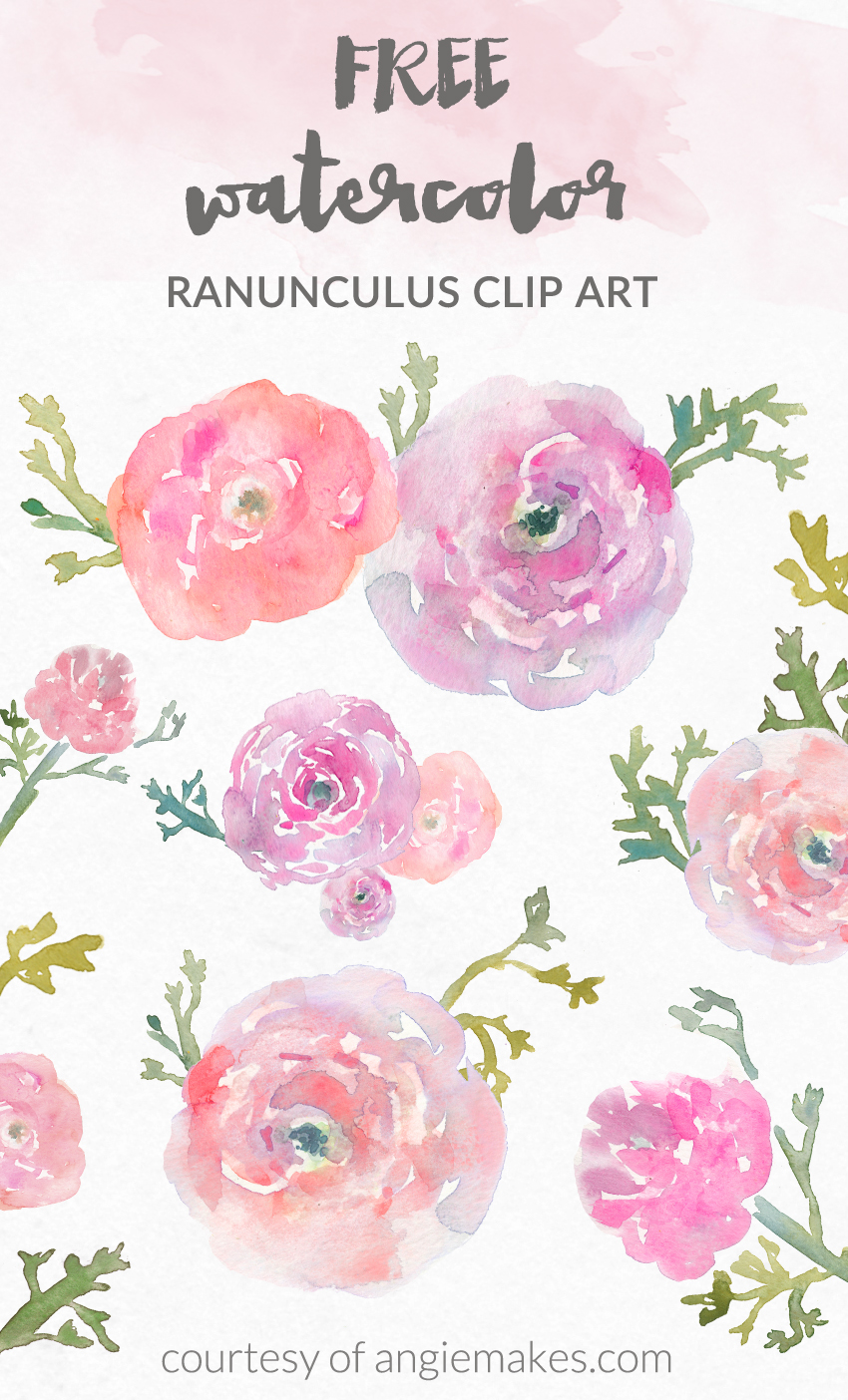 Free Girly Graphics and Watercolor Clip Art