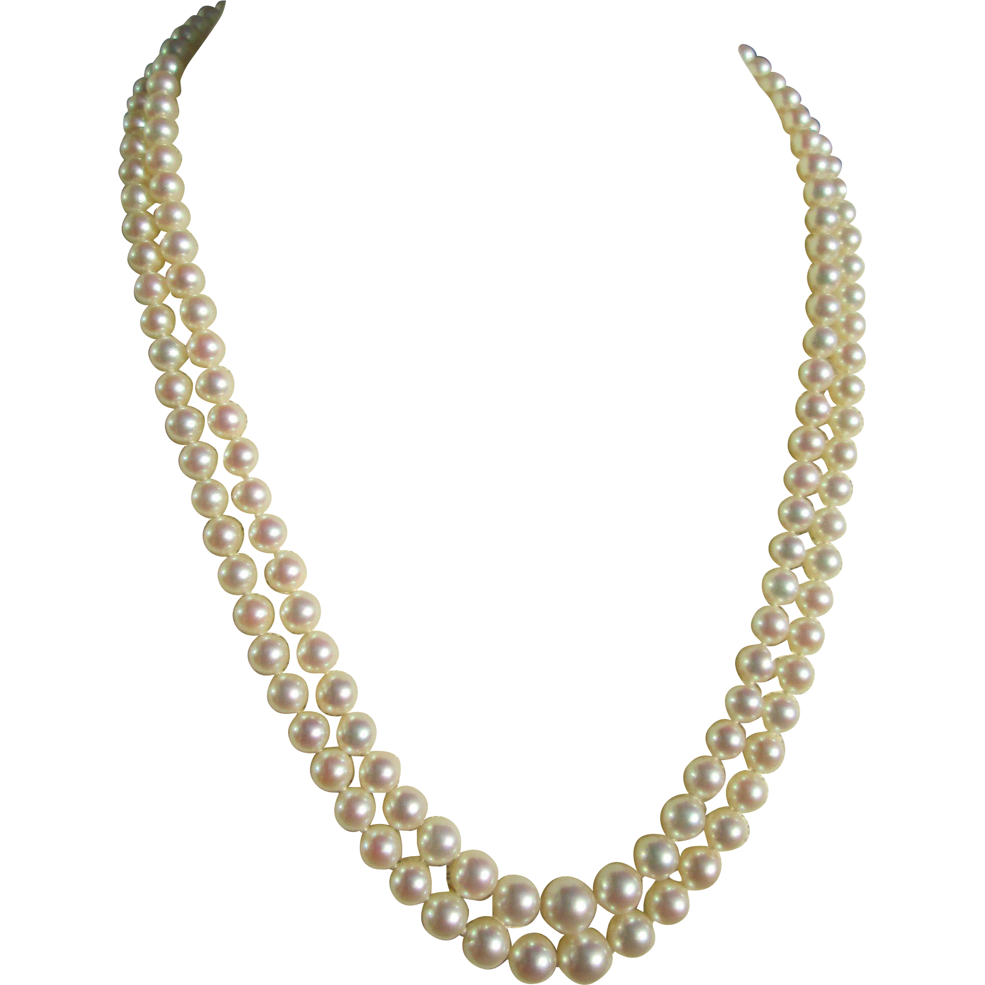 Pearl necklace png.