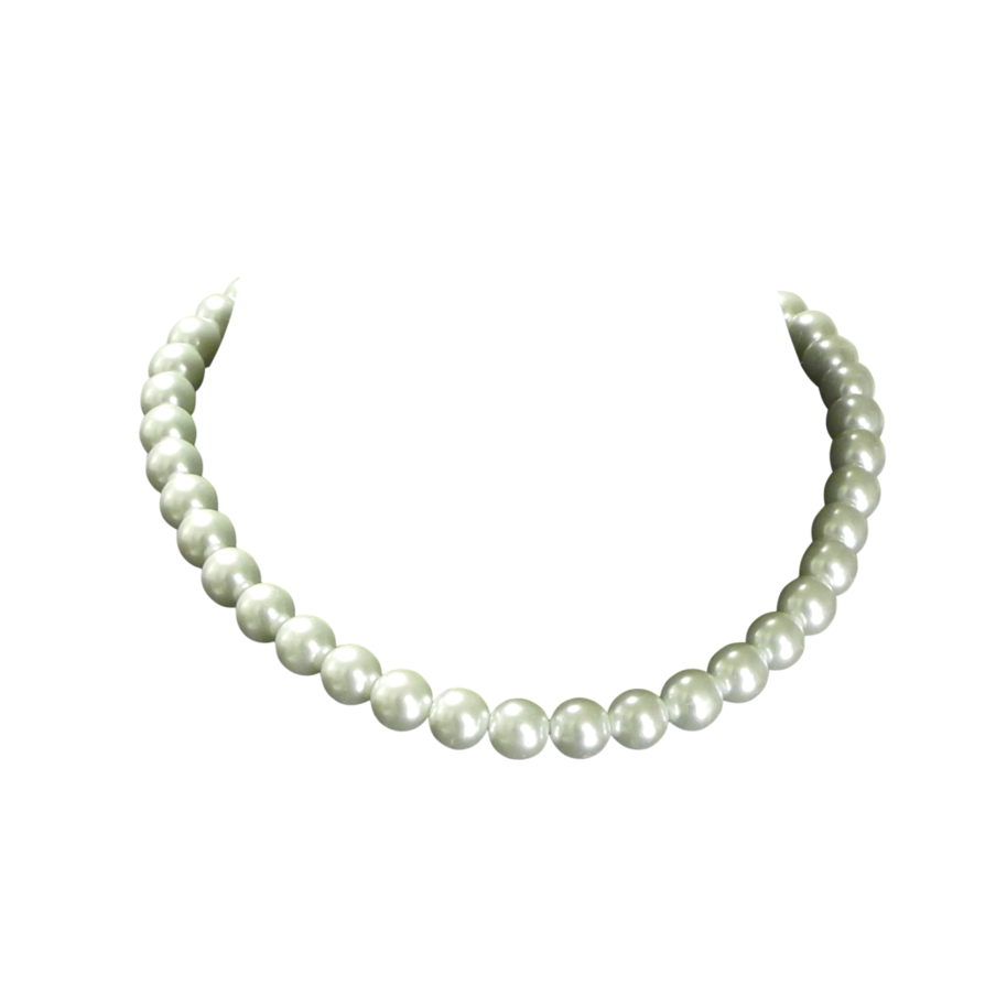 Earring necklace pearl.