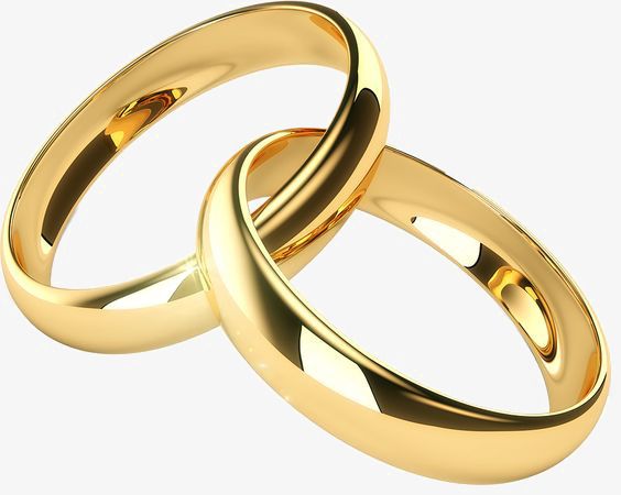 Gold ring wedding.