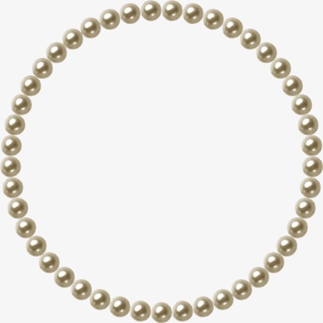 Pearl jewelry frame.