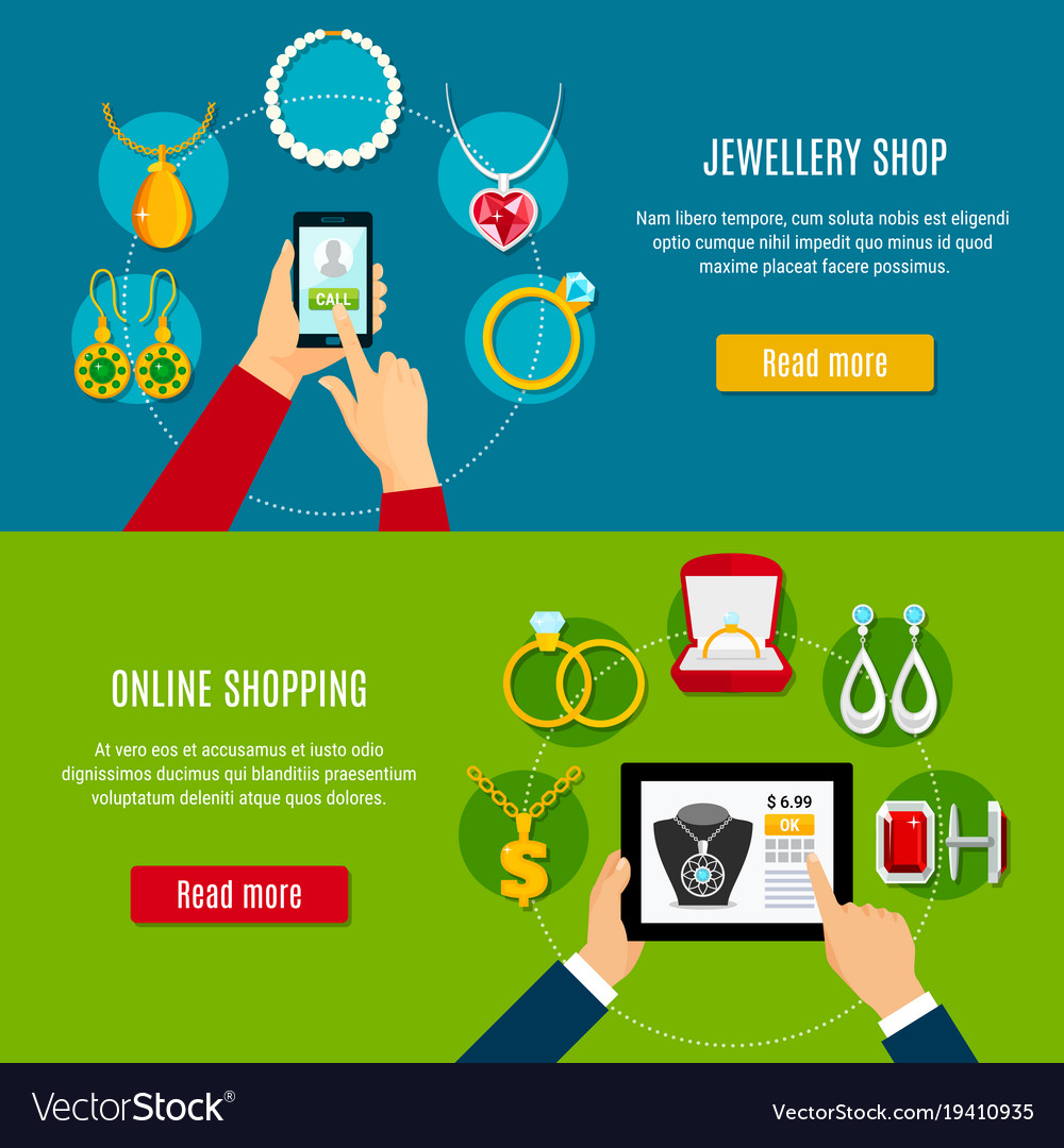 Jewelry shop online.