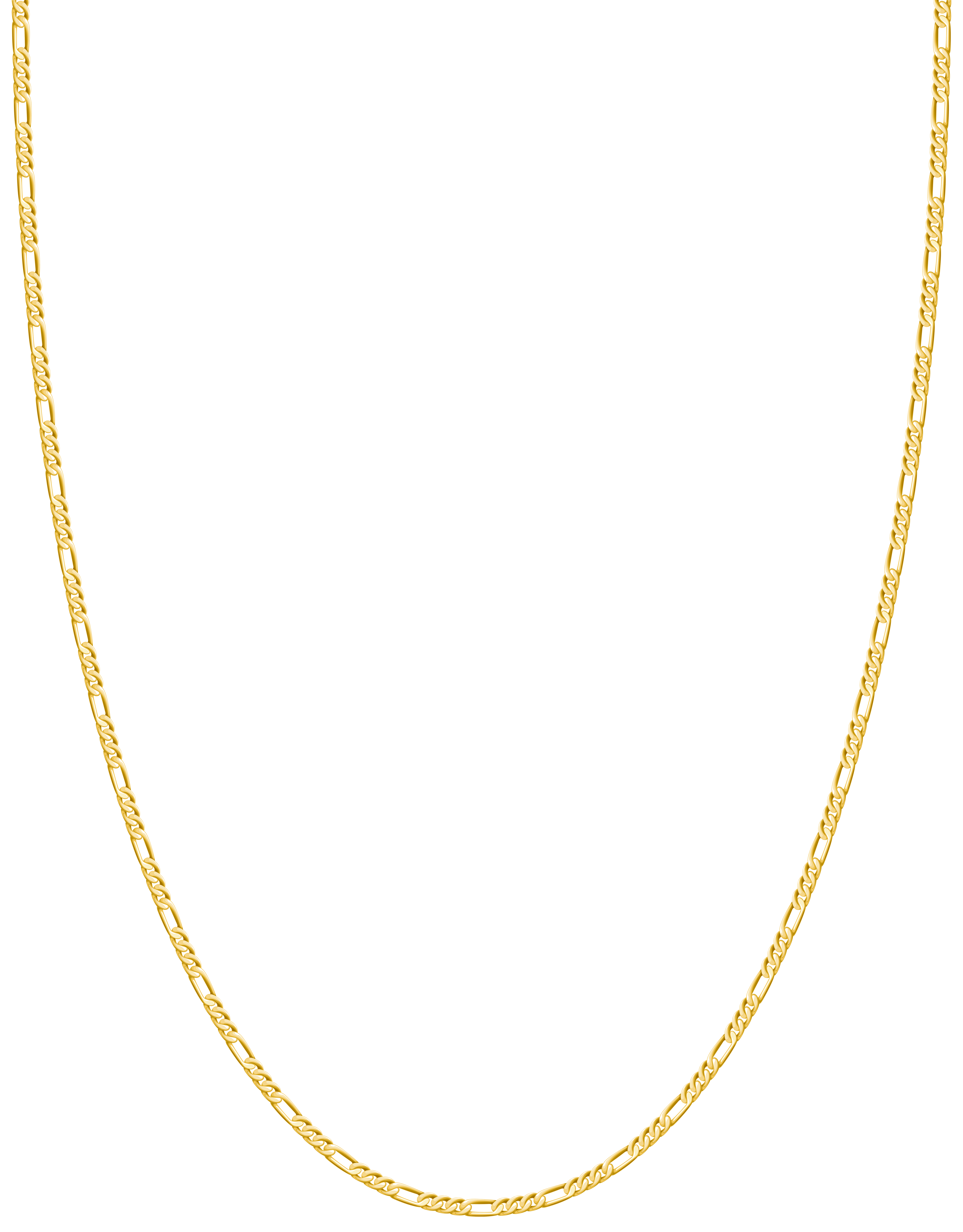 Golden Chain PNG Transparent Clip Art Image