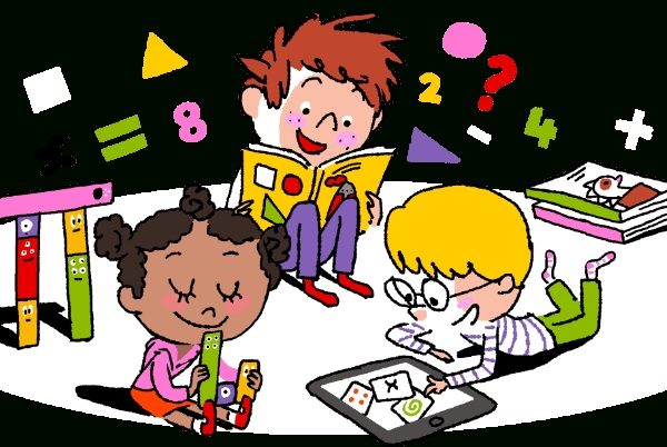 free clipart kids learning