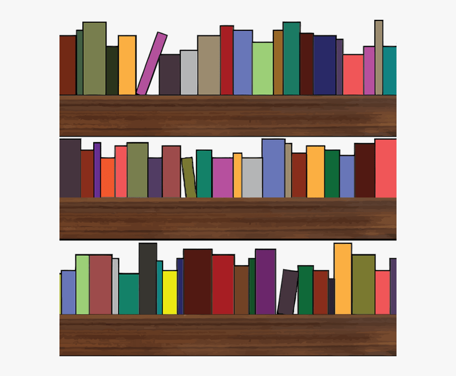 free clipart library bookshelf