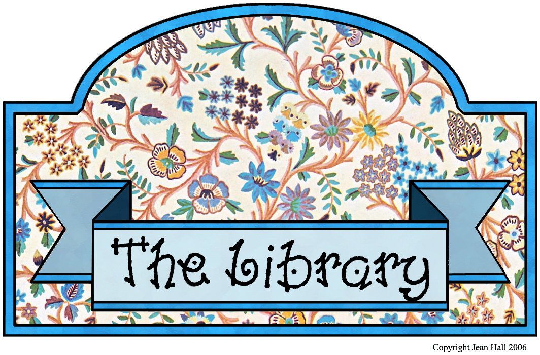 Library signage clipart