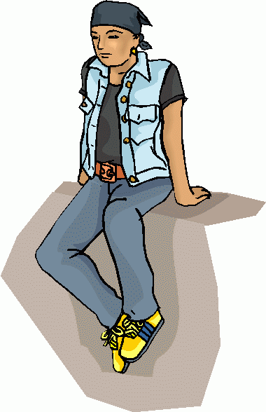 free clipart library teenager