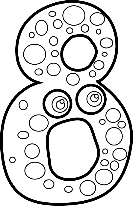 Numbers clipart black and white free images