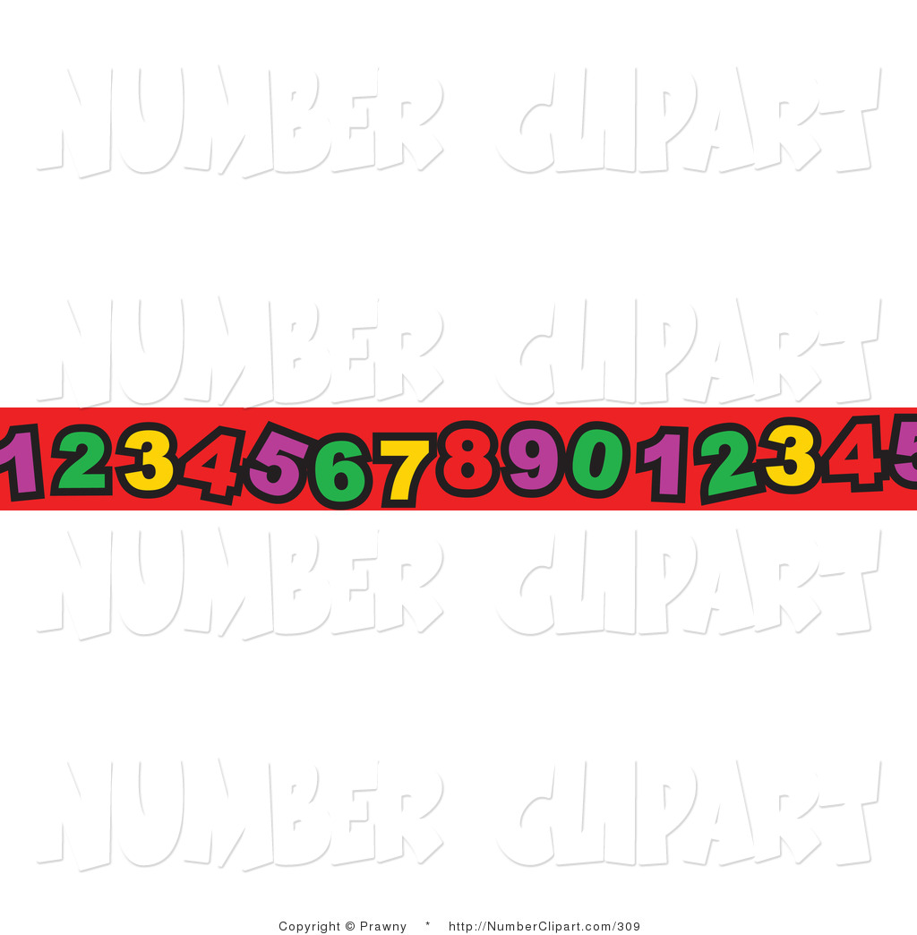 Numbers Border Clipart