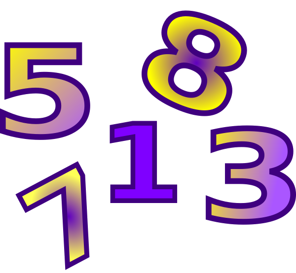Numbers free clipart.