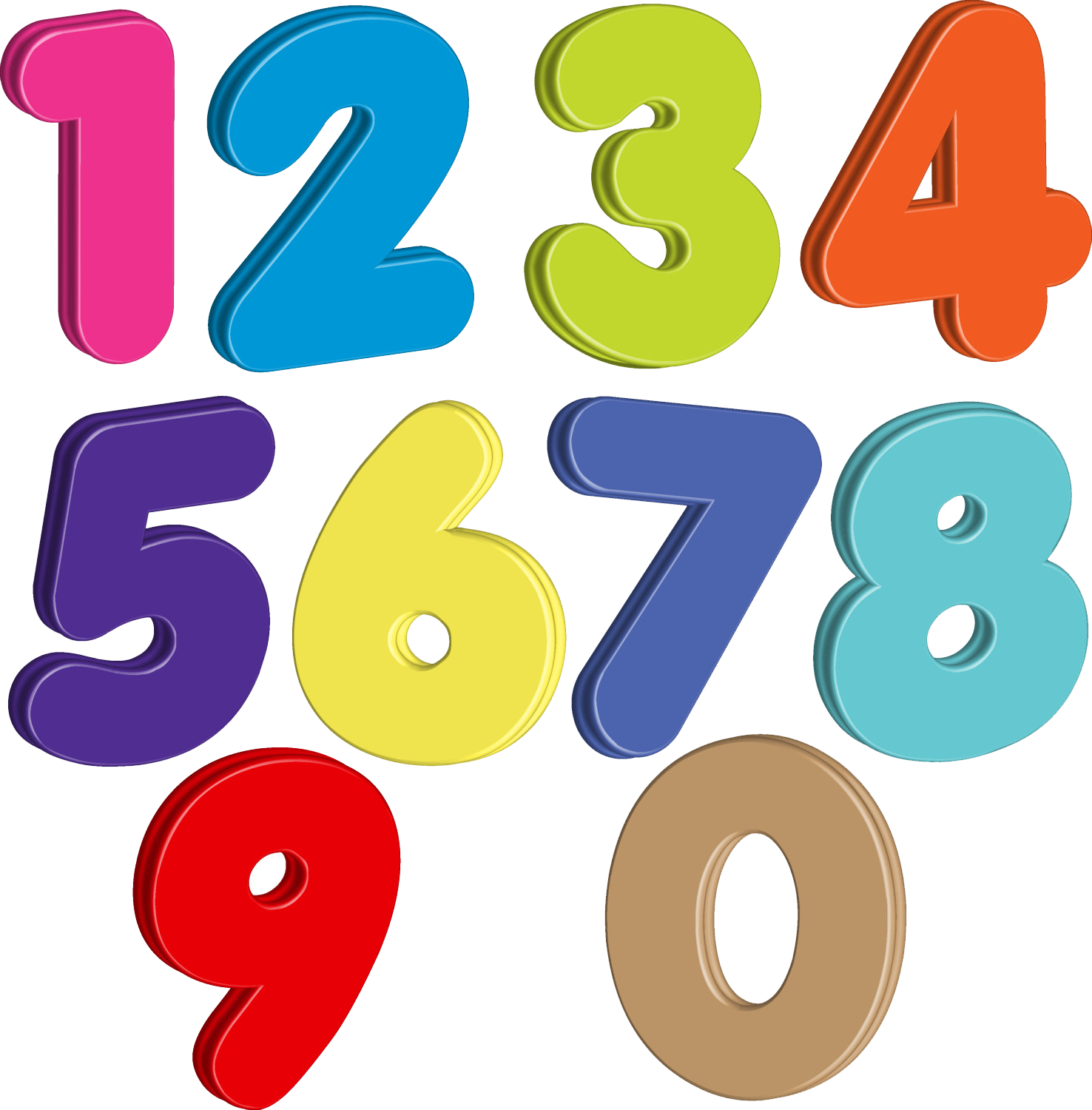Free numbers png.