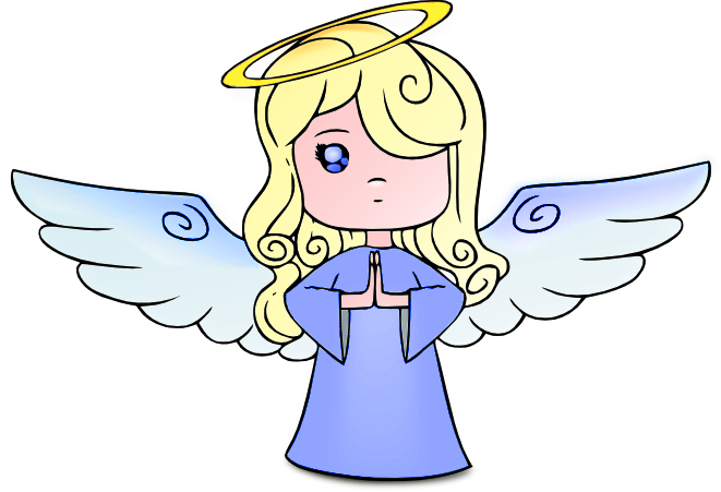 Blue Angel PNG Clipart