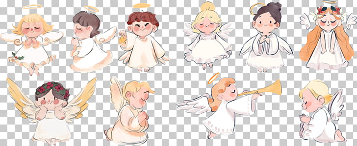 free clipart of angels group