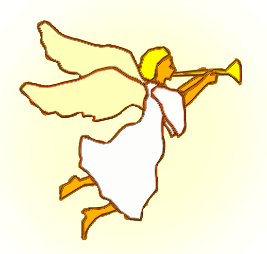 Angels Blowing Trumpets Clipart