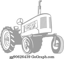 Farm tractor clip.