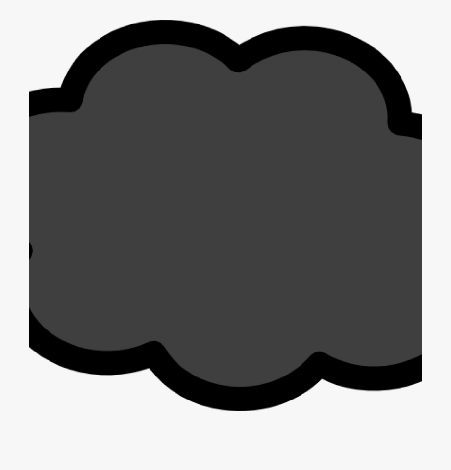 Storm Cloud Clipart Dark Clip Art At Clker Vector Online