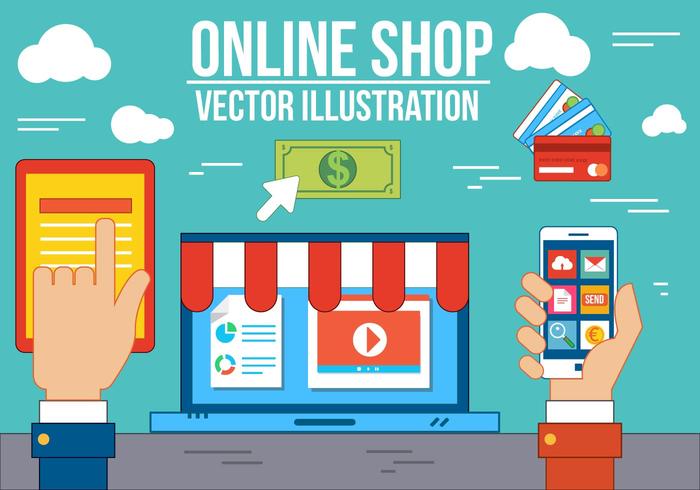Online vector shop.