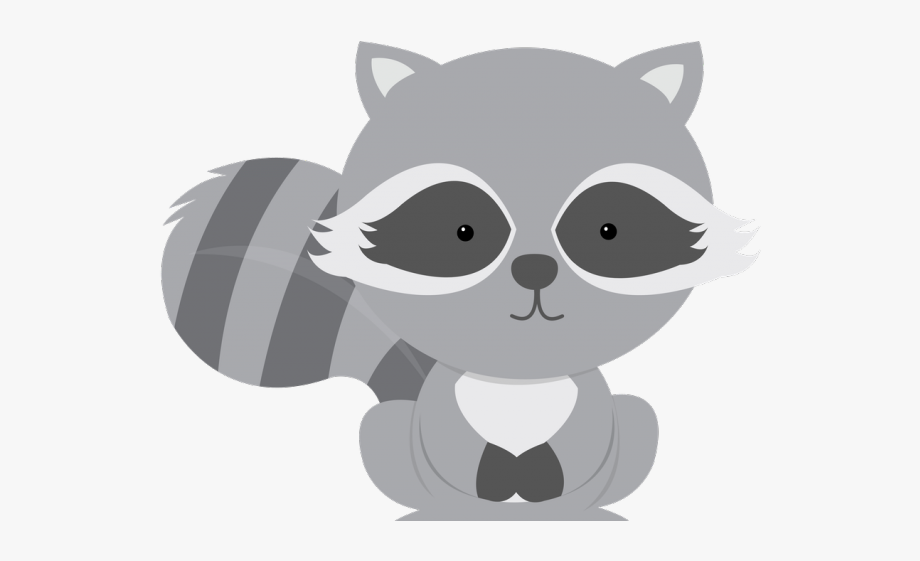 Raccoon Clipart Woodland Baby Fox
