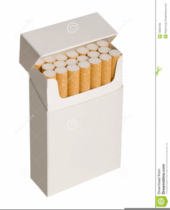 Cigarette pack clipart.