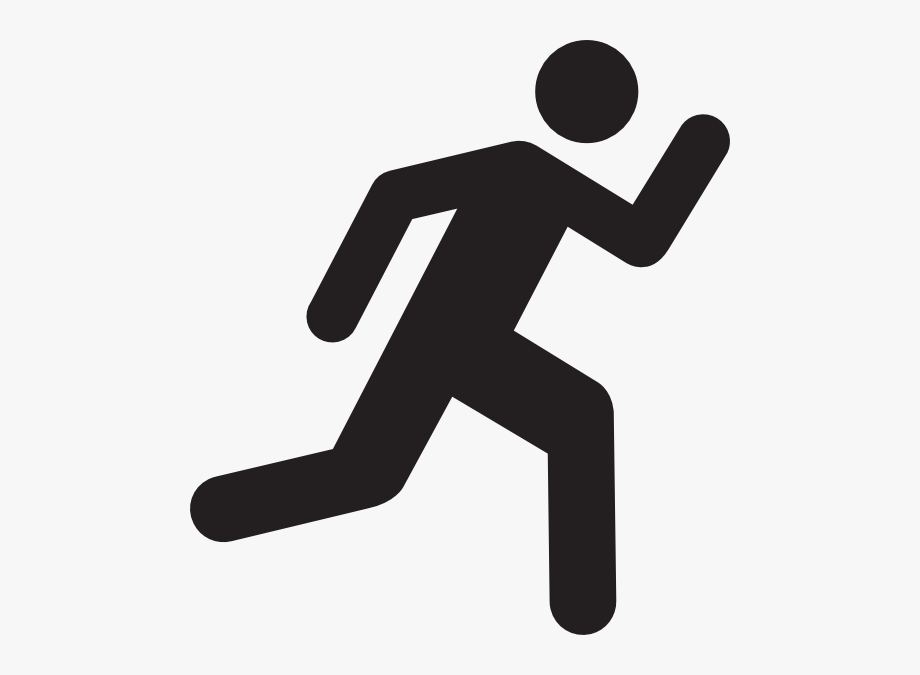 Running clipart person.