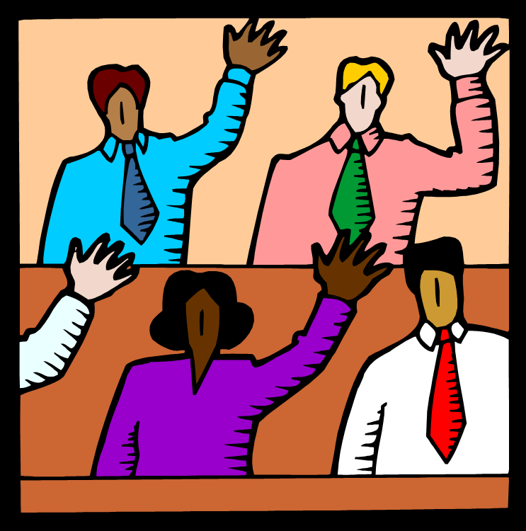 free clipart person standing committee