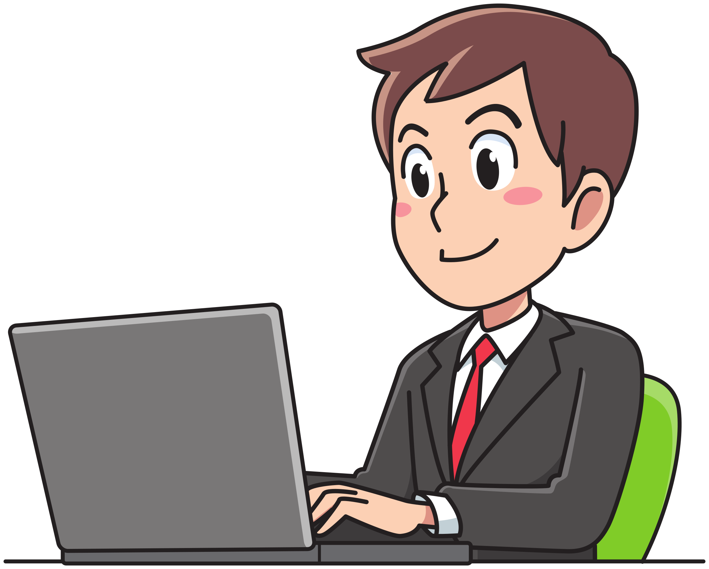 free clipart person working