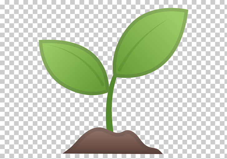 Emoji iPhone , seedlings, plant sprout illustration PNG