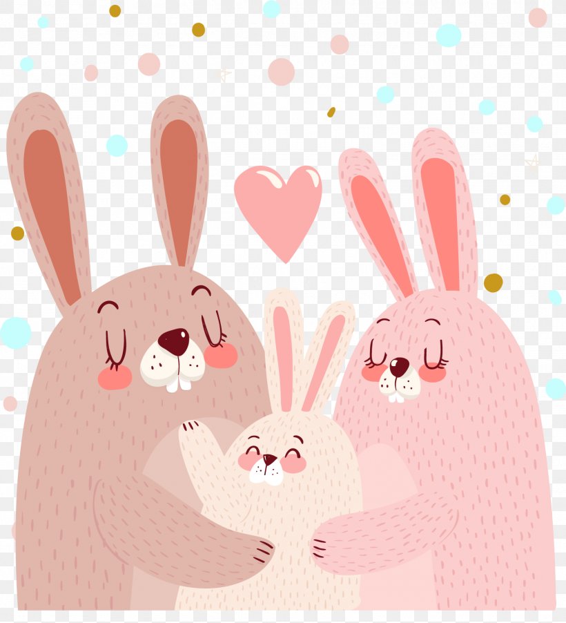 Rabbit Cuteness Family Euclidean Vector, PNG,