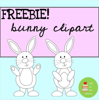 FREE black and white bunny clipart