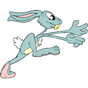 Rabbit Running clipart, cliparts of Rabbit Running free