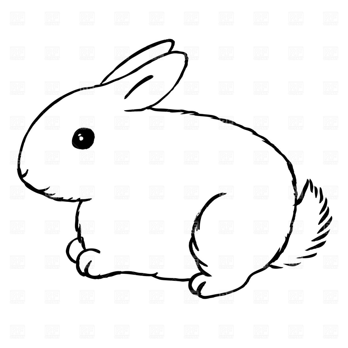Rabbit clip art.