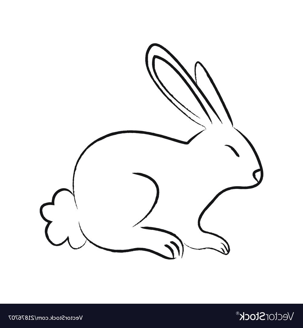 Best Free Rabbit Drawing Vector Images