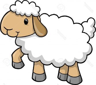 Lamb Clipart many sheep