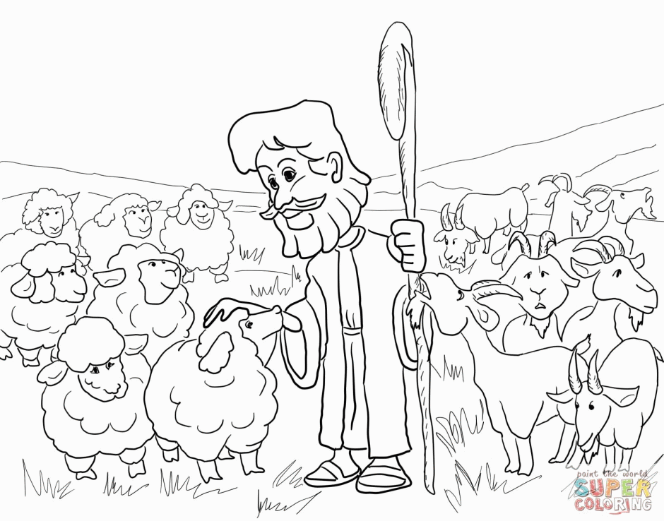 Free Coloring Pages Of The Lost Sheep, Download Free Clip