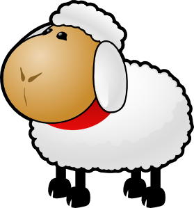 Sheep clip art.