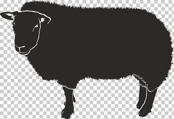 free clipart sheep silhouette