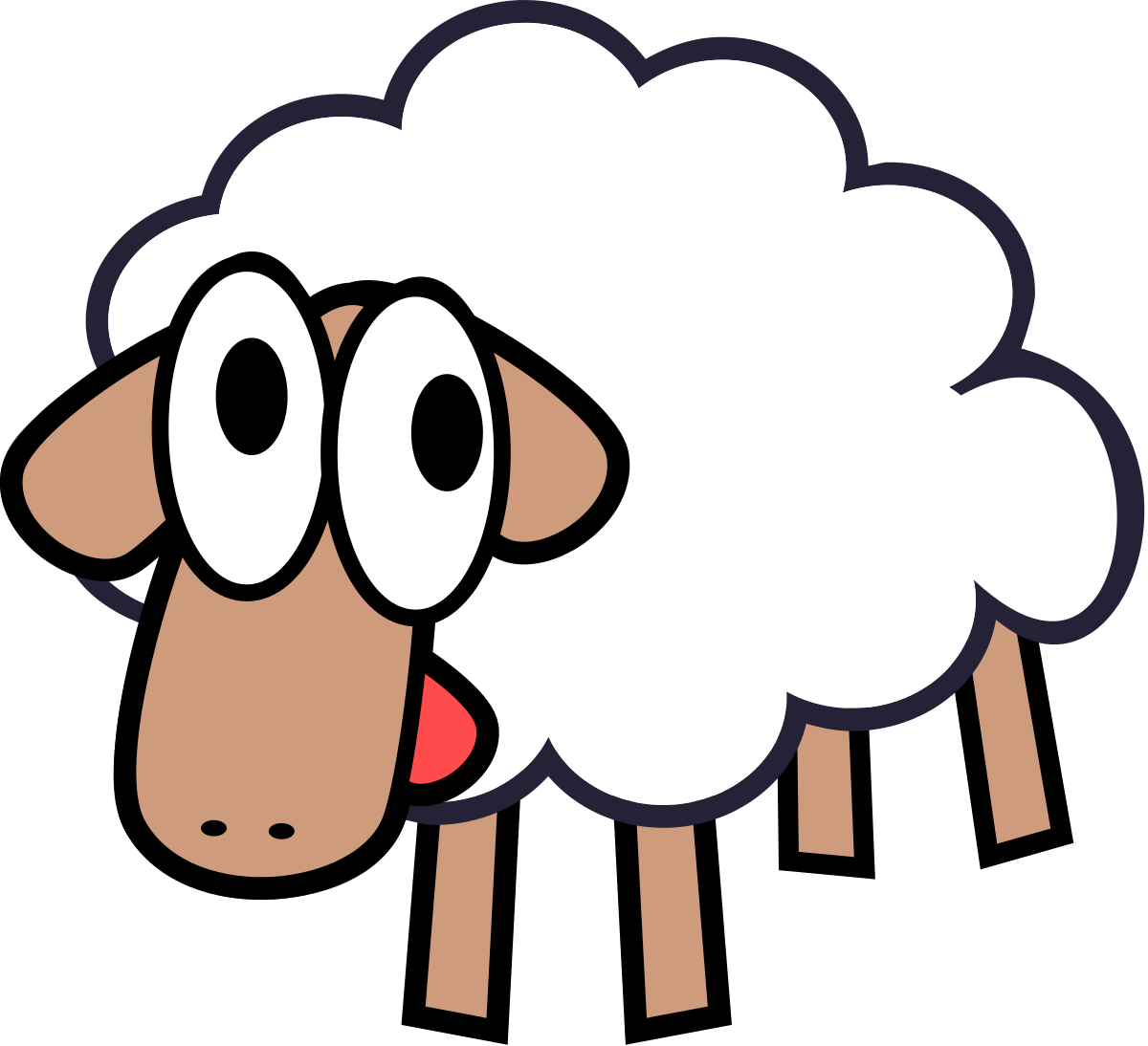 Free Simple Sheep Cliparts, Download Free Clip Art, Free