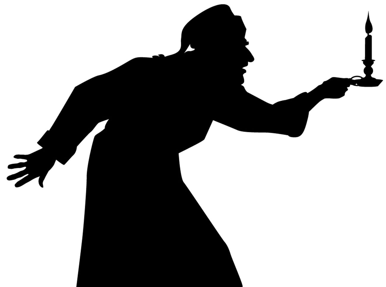 Image result for free clipart silhouettes of Scrooge